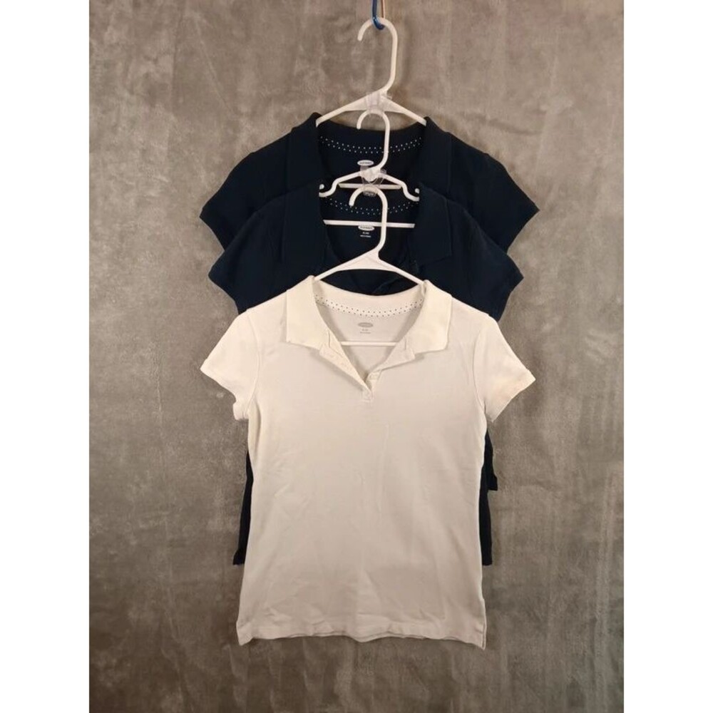 (3) Old Navy Girls School Uniform Polos XL 14